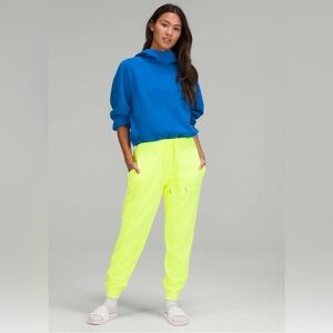 Lululemon Scuba High-Rise French Terry Jogger Neon Garment Dye/Highlight Yellow